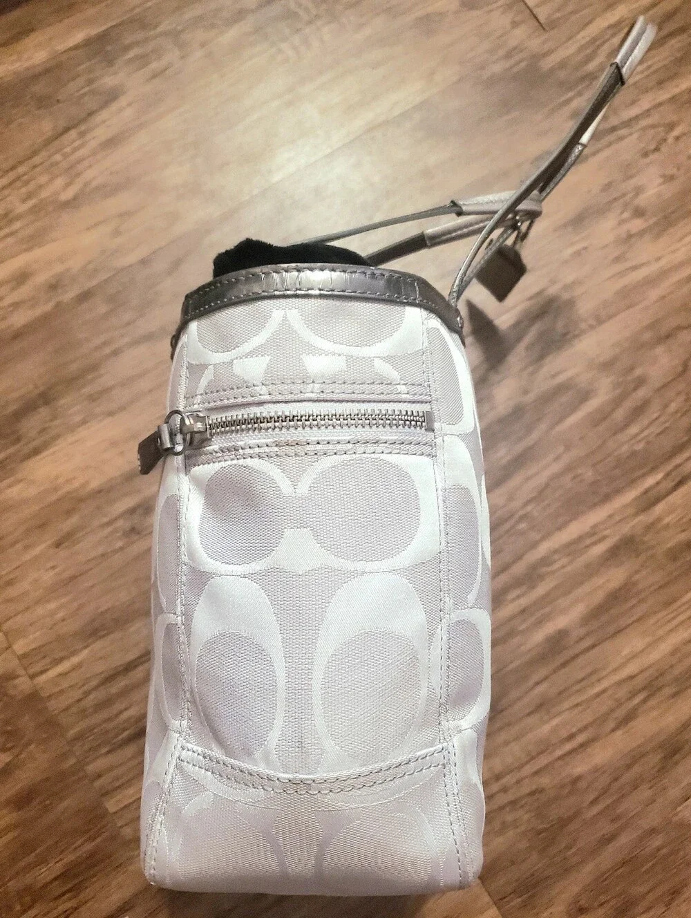 Coach Silver Small Purse Tote